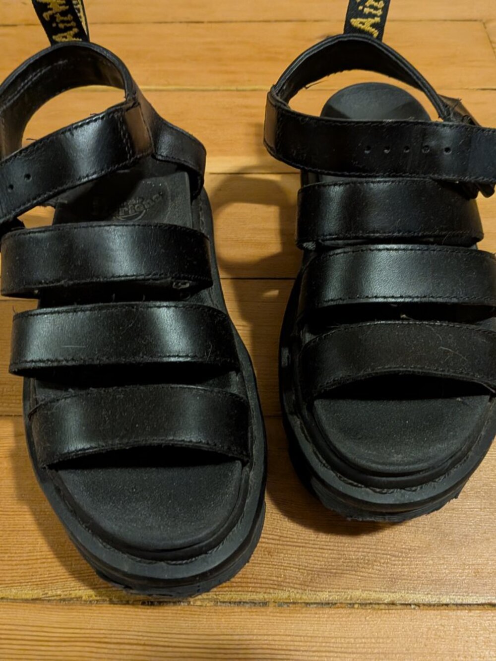 Dr. Martens Women's Blaire Fisherman Sandal, Black Brando, 5